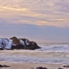 Waves on Rocks